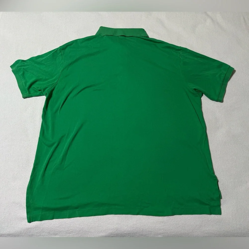 Polo Ralph Lauren Mens 3XB Green Short Sleeve 100% Cotton Polo *flaws‎